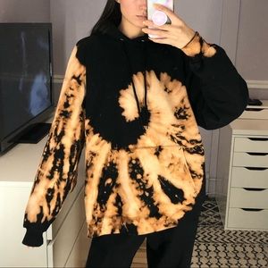 Tie dye oversized hoodie